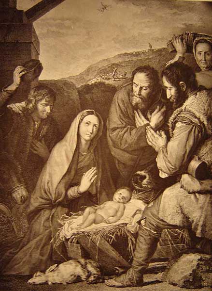 The Adoration of the Shepherds by Jusepe de Ribera.
