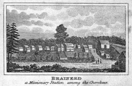 Brainerd Mission was a multi-acre mission school situated on Chickamauga Creek near present-day Chattanooga.