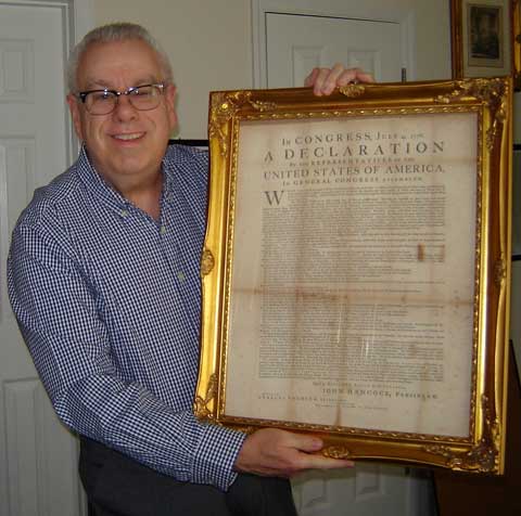 This Dunlap Broadside facsimile is one of the most sought after printings of the Declaration of Independence.