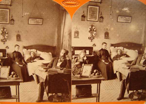 This is the actual stereograph showing Jennie Smith.