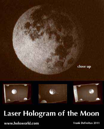 hologram of the moon